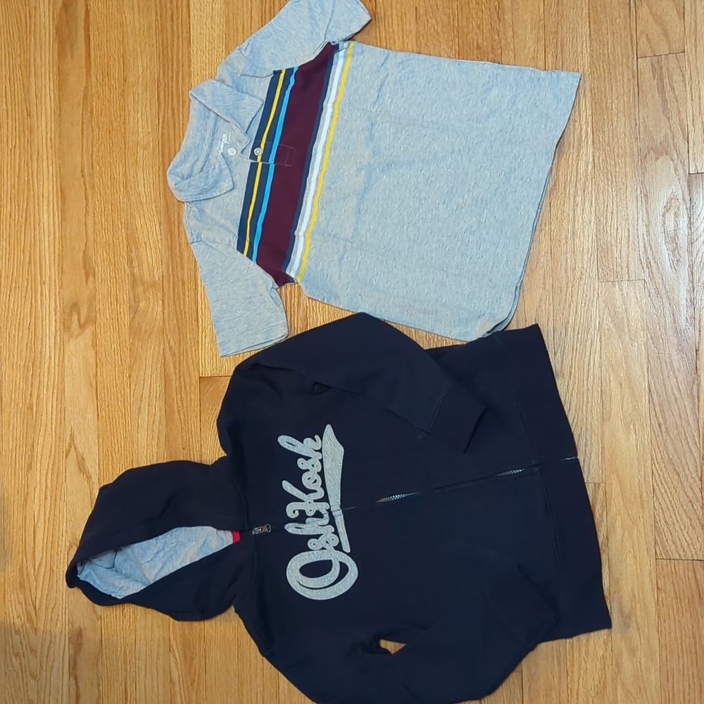 Boys OshKosh Hoodie and Polo Shirt